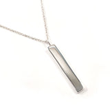 TIFFANY&Co. Necklace Notes Silver925/diamond Silver Women Second hand