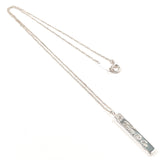 TIFFANY&Co. Necklace Notes Silver925/diamond Silver Women Second hand