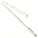 TIFFANY&Co. Necklace Notes Silver925/diamond Silver Women Second hand