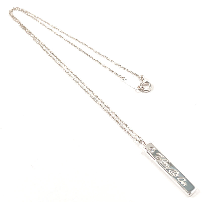 TIFFANY&Co. Necklace Notes Silver925/diamond Silver Women Second hand