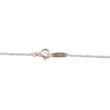 TIFFANY&Co. Necklace Notes Silver925/diamond Silver Women Second hand