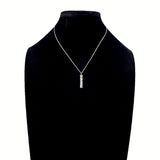 TIFFANY&Co. Necklace Notes Silver925/diamond Silver Women Second hand