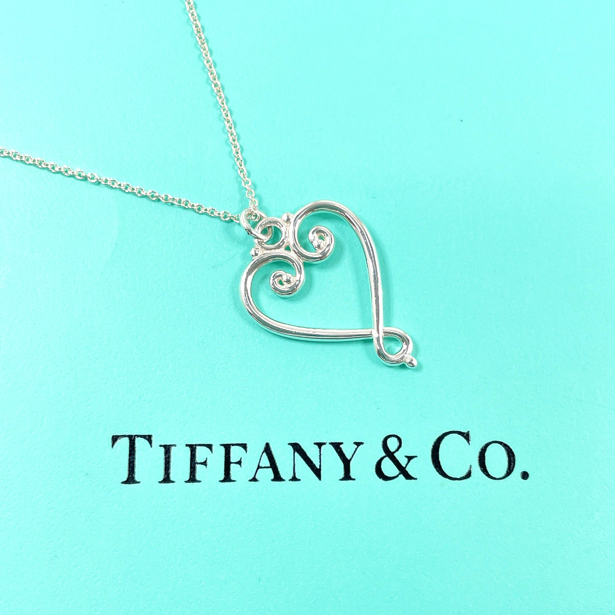 TIFFANY&Co. Necklace Venice Goldoni Heart Paloma Picasso Silver925