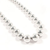 TIFFANY&Co. Necklace Graduated ball hardware Silver925 Silver Women Second hand