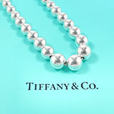 TIFFANY&Co. Necklace Graduated ball hardware Silver925 Silver Women Second hand