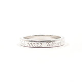 TIFFANY&Co. Ring Notes Narrow New York Silver925 #US 4 1/4 Silver Women Second hand