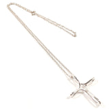TIFFANY&Co. Necklace Infinity cross Elsa Peretti Silver925 Silver Women Second hand