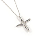 TIFFANY&Co. Necklace Infinity cross Elsa Peretti Silver925 Silver Women Second hand