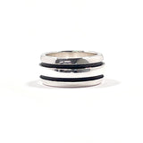 TIFFANY&Co. Ring Grooved double line Silver925 #US 5 1/2 Silver unisex Second hand