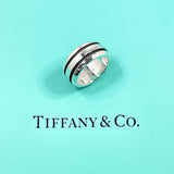 TIFFANY&Co. Ring Grooved double line Silver925 #US 5 1/2 Silver unisex Second hand