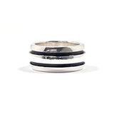 TIFFANY&Co. Ring Grooved double line Silver925 #US 5 1/2 Silver unisex Second hand