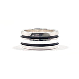 TIFFANY&Co. Ring Grooved double line Silver925 #US 5 1/2 Silver unisex Second hand