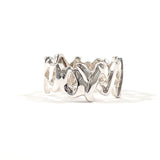 TIFFANY&Co. Ring Love & kiss Paloma Picasso Silver925 #US 4 3/4 Silver Women Second hand