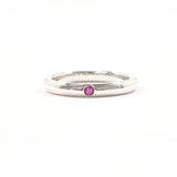 TIFFANY&Co. Ring Stacking band ring Elsa Peretti Silver925/Pink Sapphire #US 6 Silver Silver Women Second hand