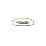 CHANEL Ring Logo vintage Silver925 #US 6 Silver Women Second hand