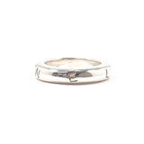 CHANEL Ring Logo vintage Silver925 #US 6 Silver Women Second hand