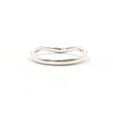 TIFFANY&Co. Ring Curved bundling Elsa Peretti Silver925 #US 6 Silver Women Second hand