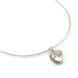 TIFFANY&Co. Necklace Pierced Heart Silver925 Silver Women Second hand