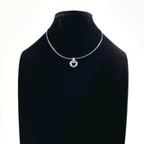 TIFFANY&Co. Necklace Pierced Heart Silver925 Silver Women Second hand