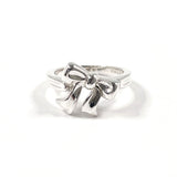 TIFFANY&Co. Ring ribbon Silver925 #US 4 1/2 Silver Women Second hand
