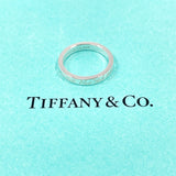 TIFFANY&Co. Ring Notes Narrow New York Silver925 #US 4 1/4 Silver Women Second hand