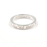 TIFFANY&Co. Ring Notes Narrow New York Silver925 #US 4 1/4 Silver Women Second hand