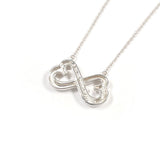 TIFFANY&Co. Necklace Double rubbing heart Paloma Picasso Silver925 Silver Women Second hand