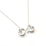 TIFFANY&Co. Necklace Double rubbing heart Paloma Picasso Silver925 Silver Women Second hand