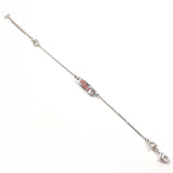 Christian Dior bracelet with logo vintage metal Silver Women Second hand