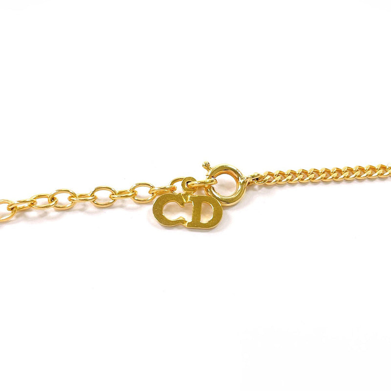 アクセサリー Vintage Dior Christian Dior Necklace logo vintage metal gold Women Second hand