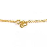 Christian Dior Necklace logo vintage metal gold Women Second hand