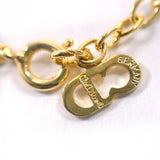 Christian Dior Necklace logo vintage metal gold Women Second hand