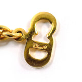 Christian Dior Necklace Circle Star logo metal gold gold Women Second hand