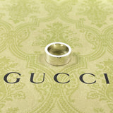 GUCCI Ring logo Silver925 #US 4 3/4 Silver Women Second hand