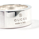 GUCCI Ring logo Silver925 #US 4 3/4 Silver Women Second hand