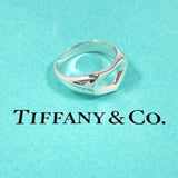 TIFFANY&Co. Ring Open heart Elsa Peretti Silver925 #US 5 3/4 Silver Women Second hand