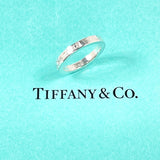 TIFFANY&Co. Ring Notes Narrow New York Silver925 #US 4 3/4 Silver Women Second hand