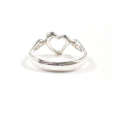 TIFFANY&Co. Ring Open heart Elsa Peretti Silver925 #US 6 Silver Women Second hand
