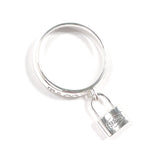 TIFFANY&Co. Ring 1837 Lock Silver925 #US 4 3/4 Silver Women Second hand