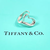 TIFFANY&Co. Ring Open heart Elsa Peretti Silver925 #US 5 1/2 Silver Women Second hand