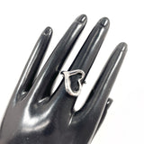 TIFFANY&Co. Ring Open heart Elsa Peretti Silver925 #US 5 1/2 Silver Women Second hand