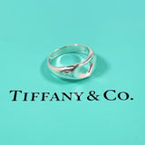 TIFFANY&Co. Ring Open heart Elsa Peretti Silver925 #US 5 1/2 Silver Women Second hand