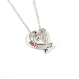 TIFFANY&Co. Necklace Rubbing Heart LOVE Paloma Picasso Silver925/enamel Silver Silver Women Second hand