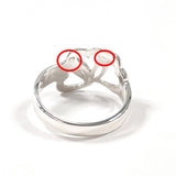 TIFFANY&Co. Ring Triple heart Silver925 #US 5 1/2 Silver Women Second hand