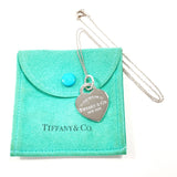 TIFFANY&Co. Necklace Heart tag Return to Silver925 Silver Women Second hand