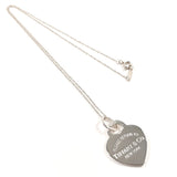 TIFFANY&Co. Necklace Heart tag Return to Silver925 Silver Women Second hand