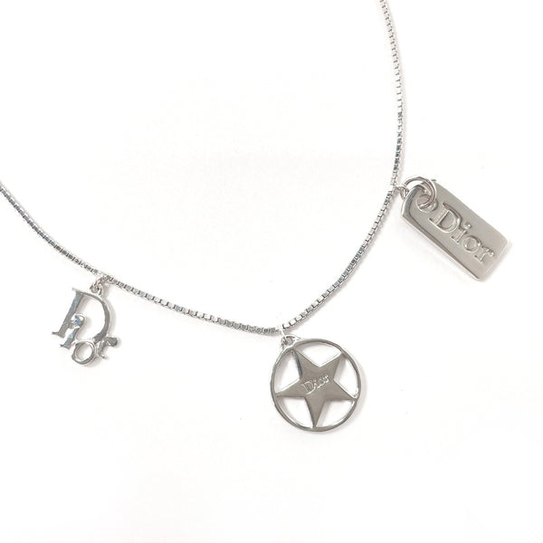 アクセサリー Dior Silver necklace used Christian Dior Necklace metal Silver Women Second hand – JP-BRANDS.com