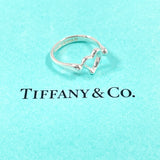 TIFFANY&Co. Ring Open heart Elsa Peretti Silver925 #US 5 1/2 Silver Women Second hand