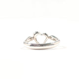 TIFFANY&Co. Ring Open heart Elsa Peretti Silver925 #US 5 1/2 Silver Women Second hand