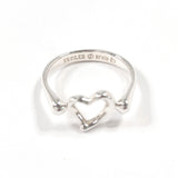 TIFFANY&Co. Ring Open heart Elsa Peretti Silver925 #US 5 1/2 Silver Women Second hand
